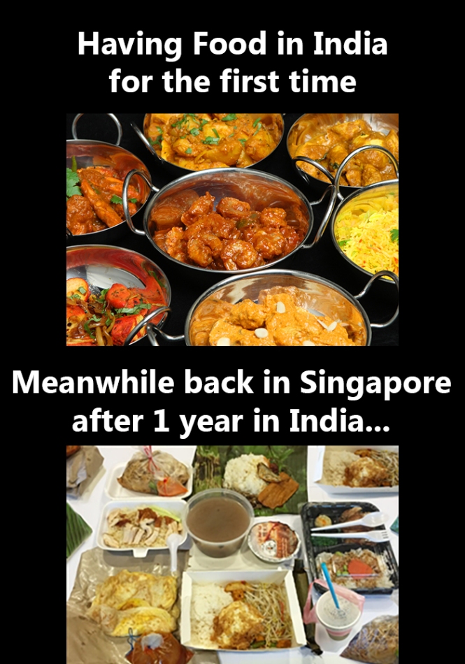 Singapore food meme